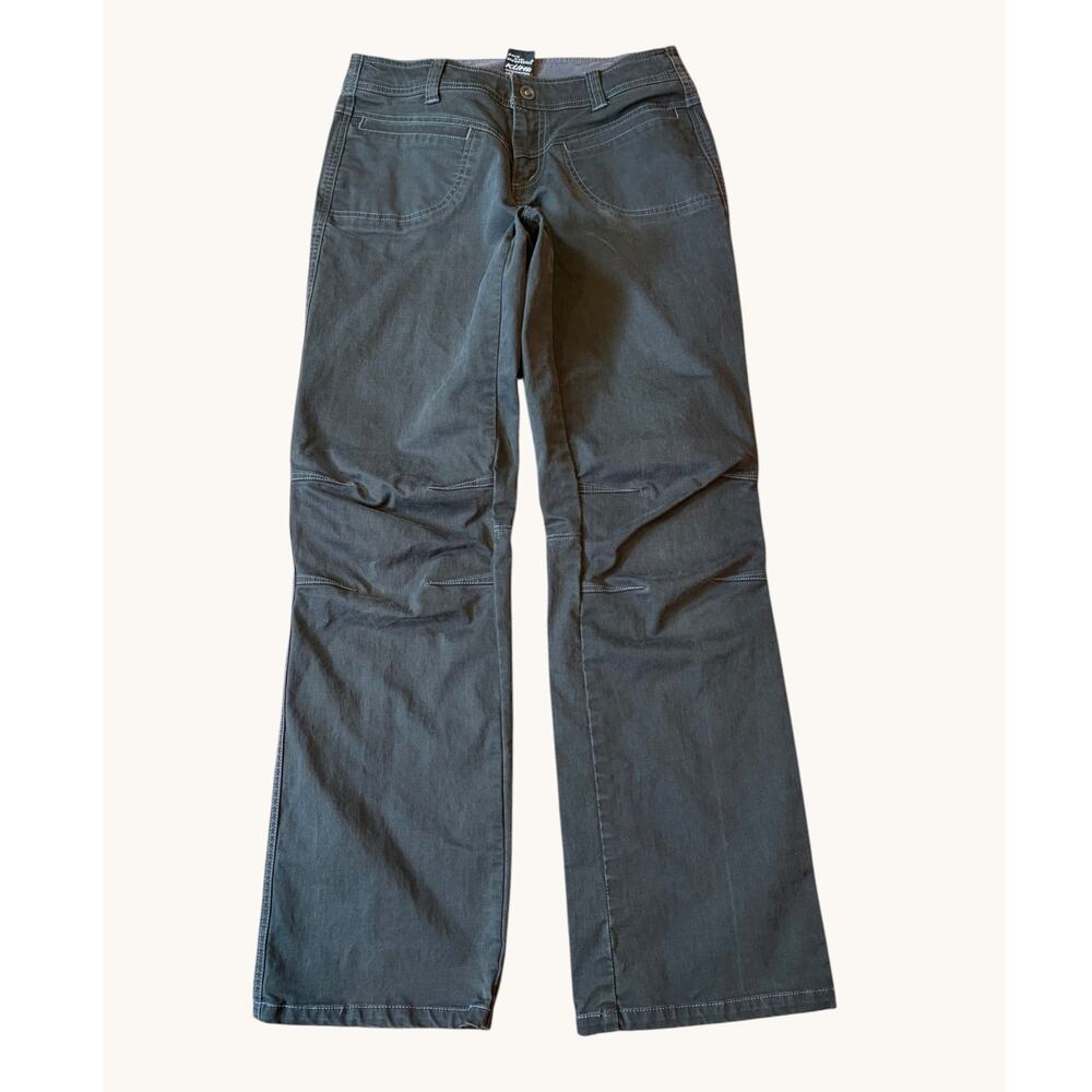 KUHL Women's Rydr Pants 8 Charcoal Gray Straight Leg Outdoor Utility